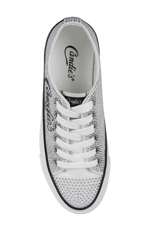Candies Candie's Leann Low Top Platform Sneaker In Silver