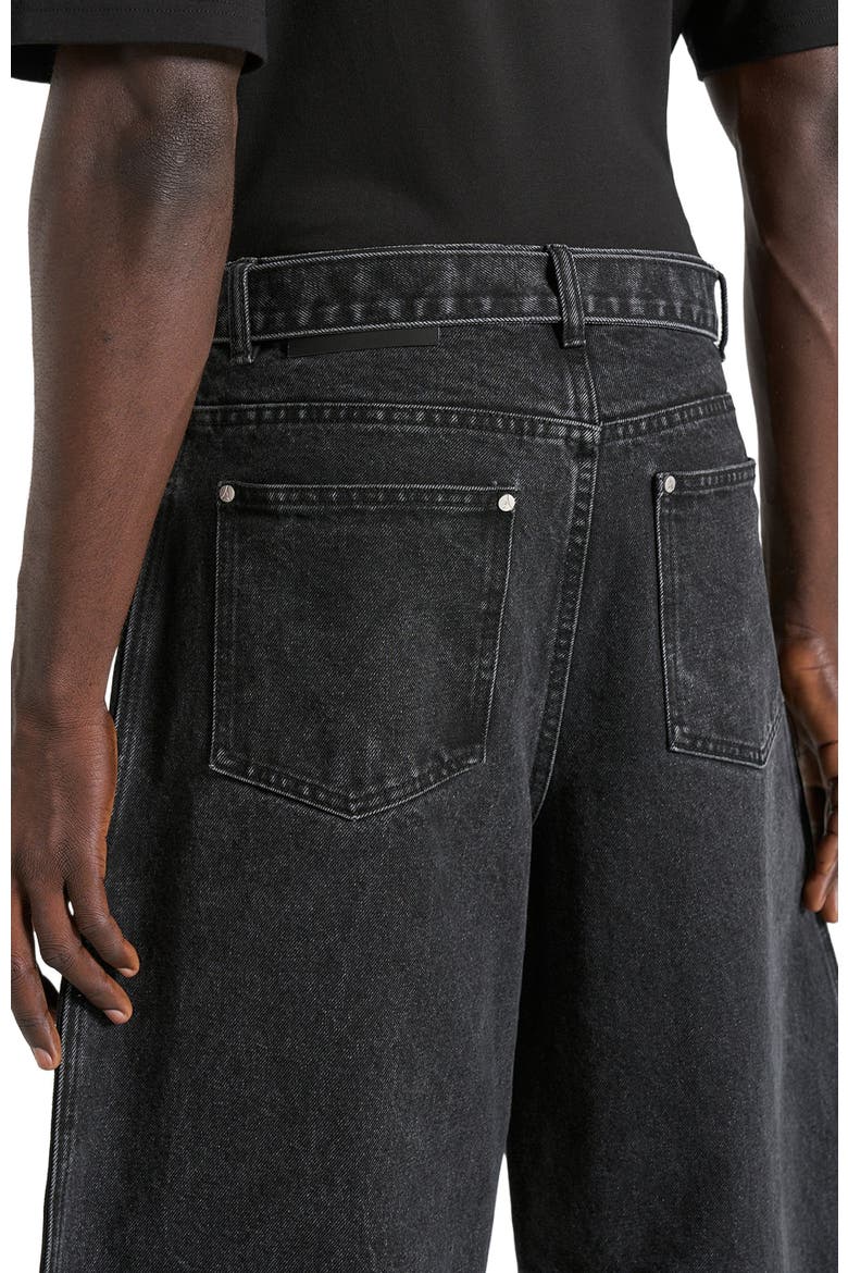 Xander Barrel Leg Jeans, Alternate, color, Black