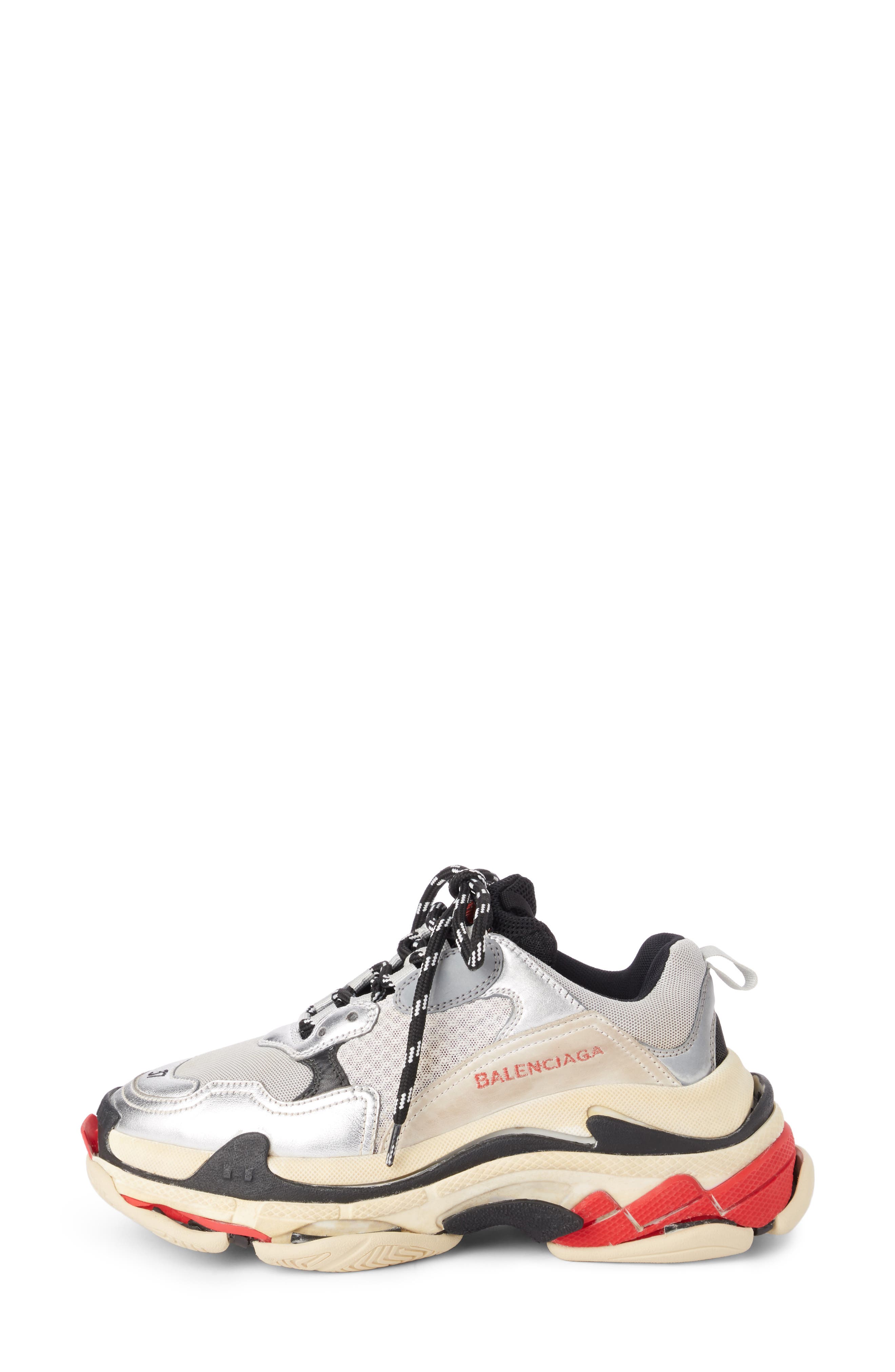 Balenciaga Triple S Low Top Sneaker, Alternate, color, 