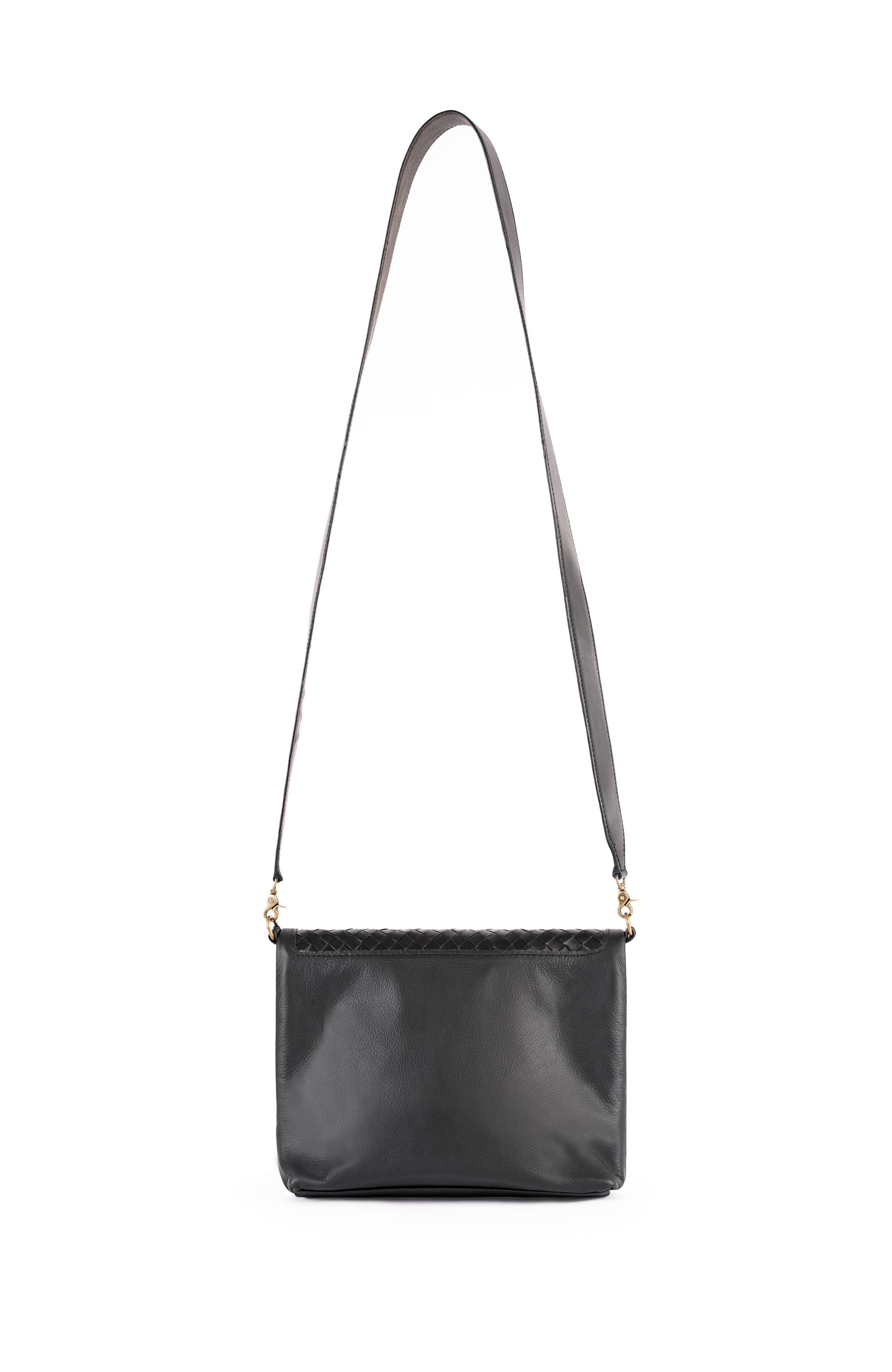 Deux Mains Fold Over Bag, Alternate, color, Black