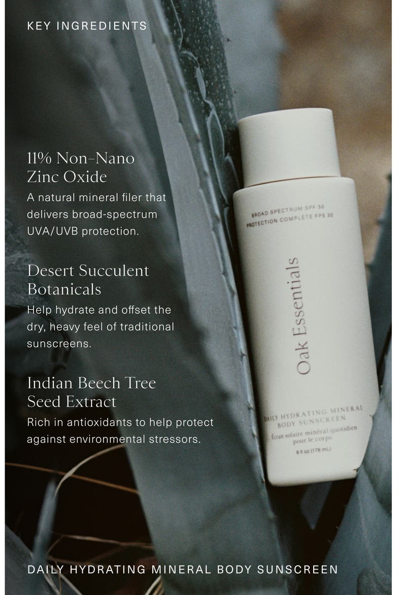 Daily Hydrating Mineral Body Sunscreen Broad Spectrum SPF 30, Alternate, color, NO COLOR