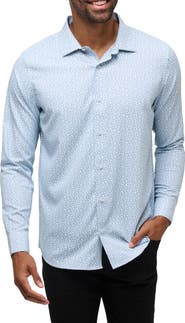 TravisMathew Country Mile Floral Button-Up Shirt