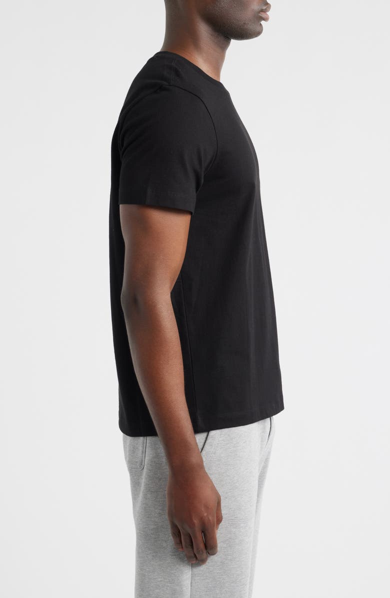 Organic Basics True Heavy Regular Fit Organic Cotton T-Shirt, Alternate, color, Black