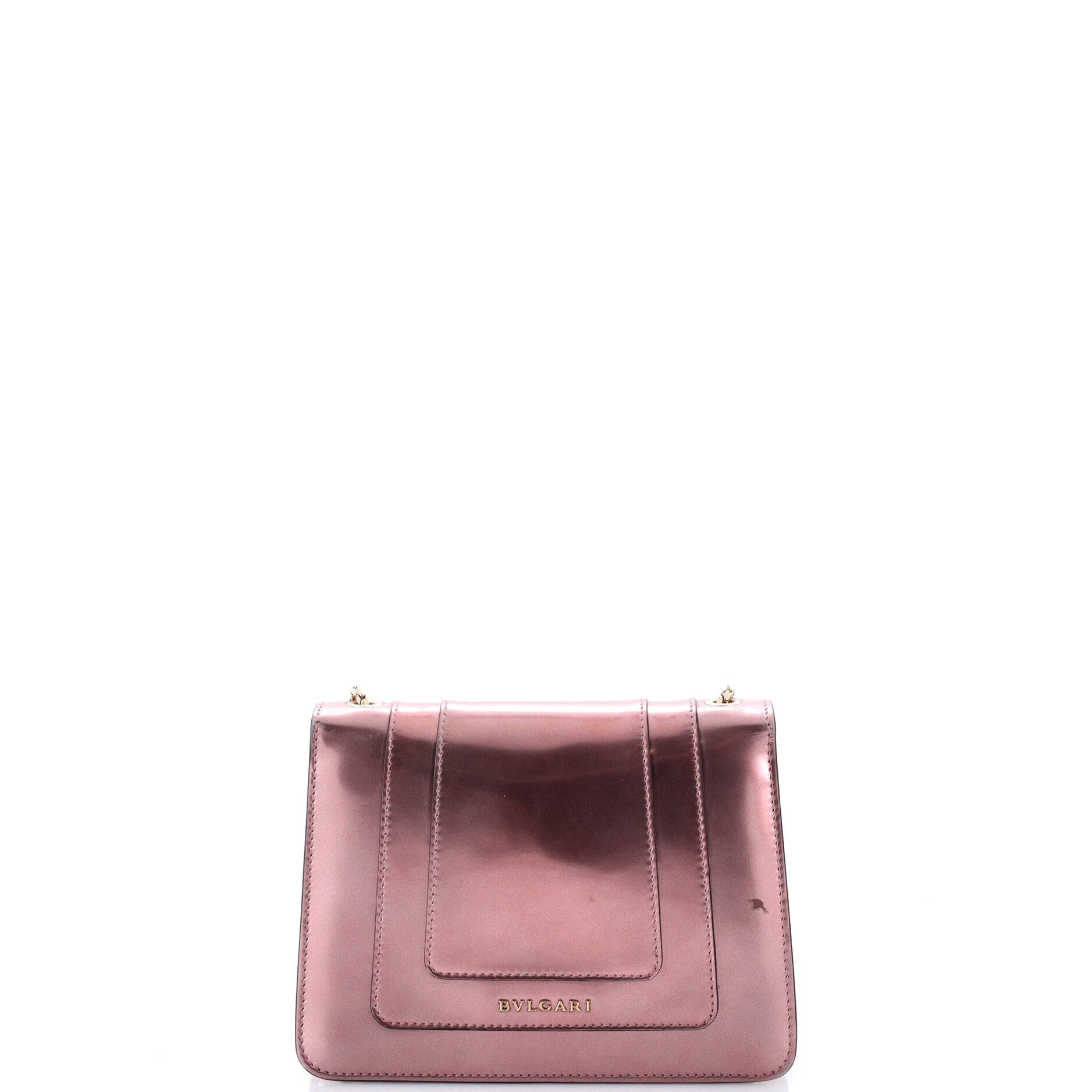 Serpenti Forever Square Shoulder Bag Leather Small, Alternate, color, Pink