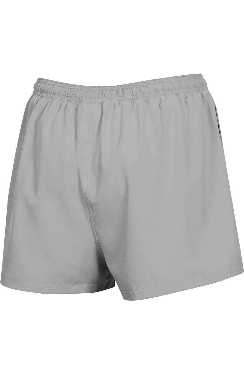Champion Women's Champion Gray Michigan State Spartans Football Fan High Waist Shorts, Alternate, color, Gray