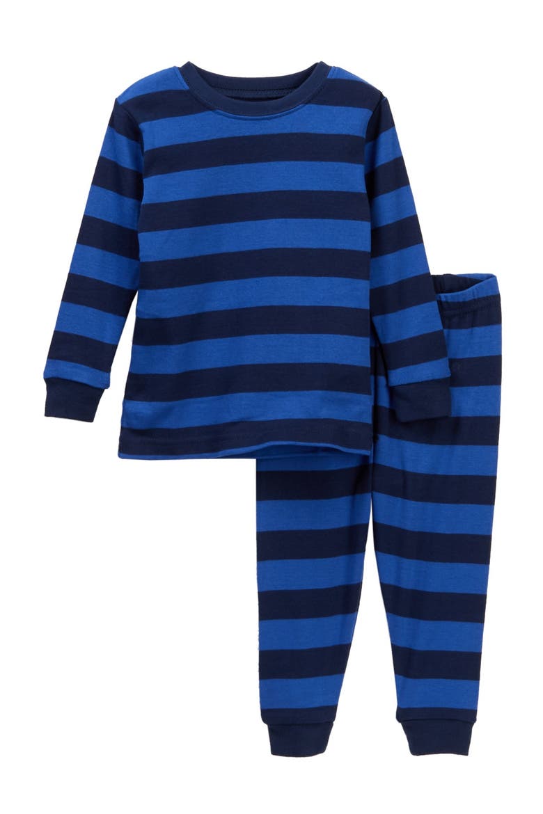 Two-Piece Pajama Blue, Main, color, BLUE/NAVY