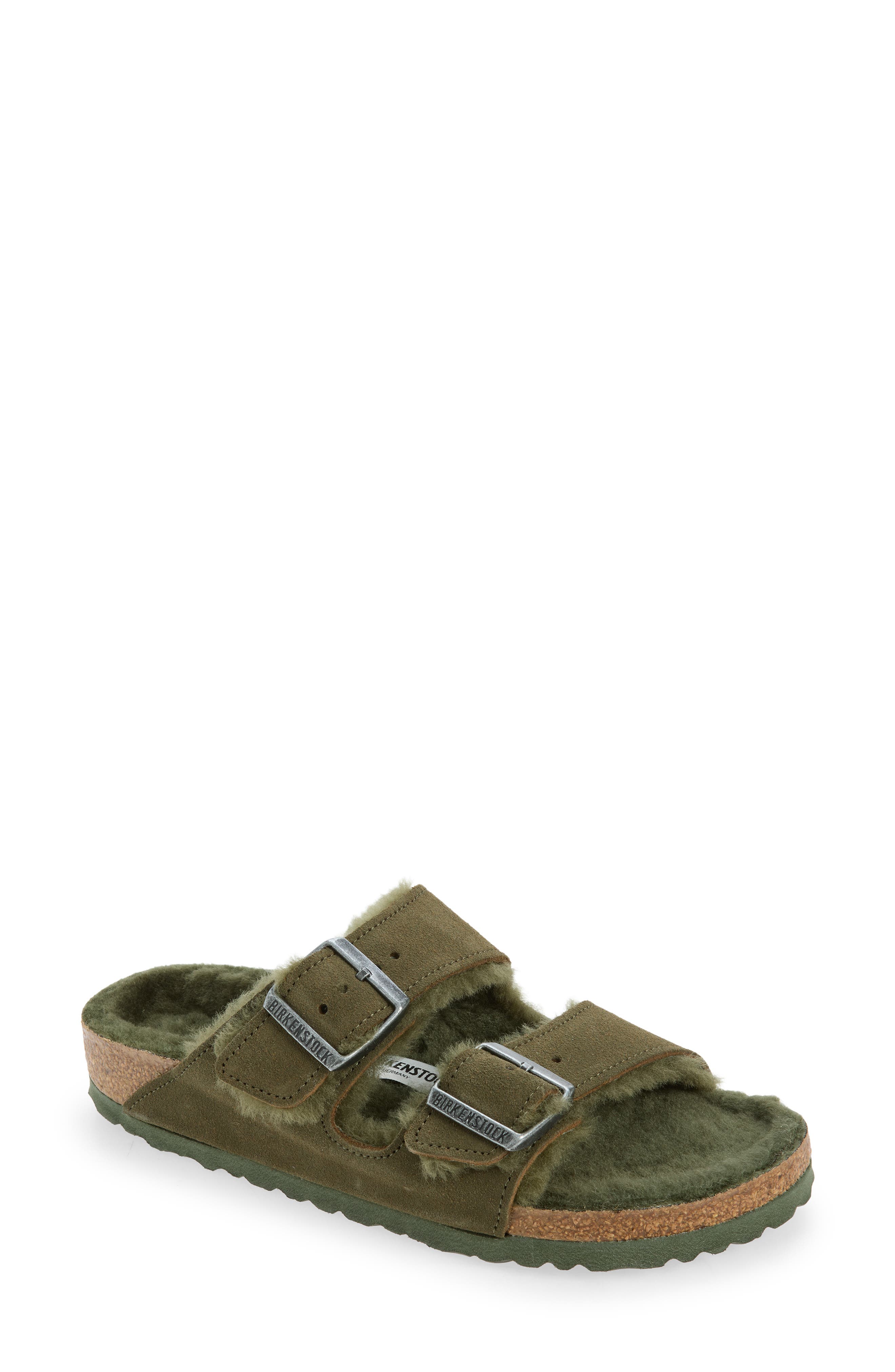 Arizona Genuine Shearling Lined Slide Sandal