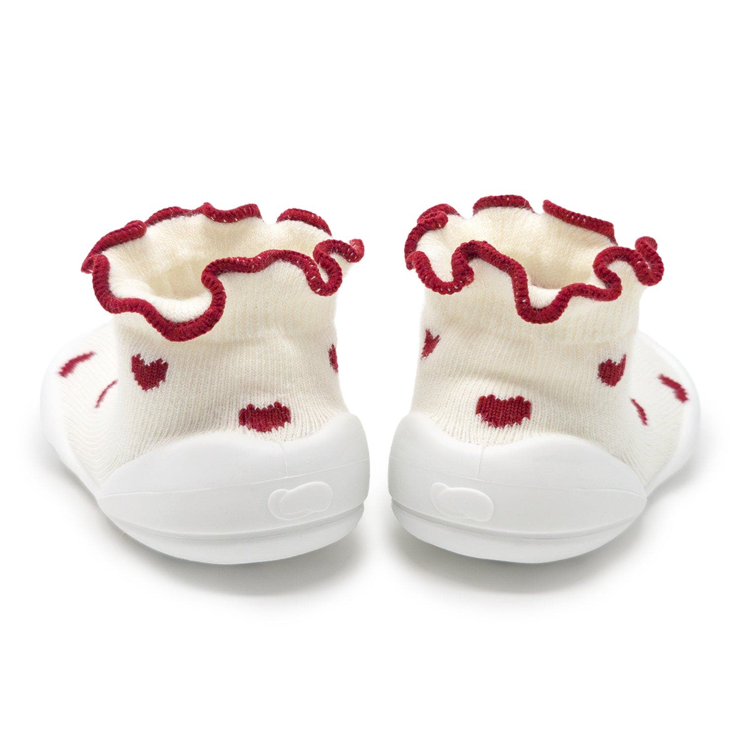Komuello Toddler Girl Sock Shoes - Sweet Hearts, Alternate, color, Sweet Hearts