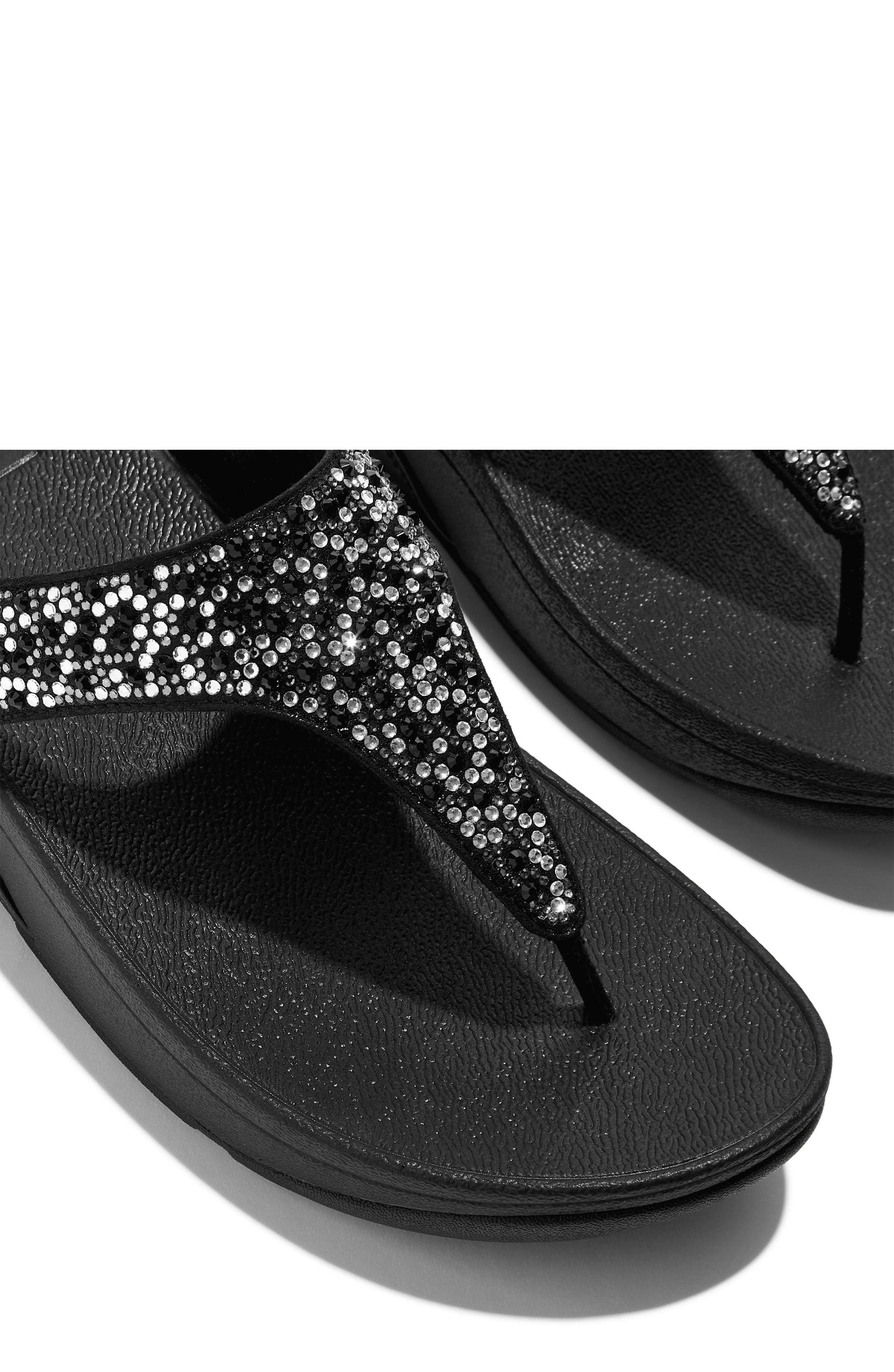 FitFlop Lulu Flip Flop, Alternate, color, All Black