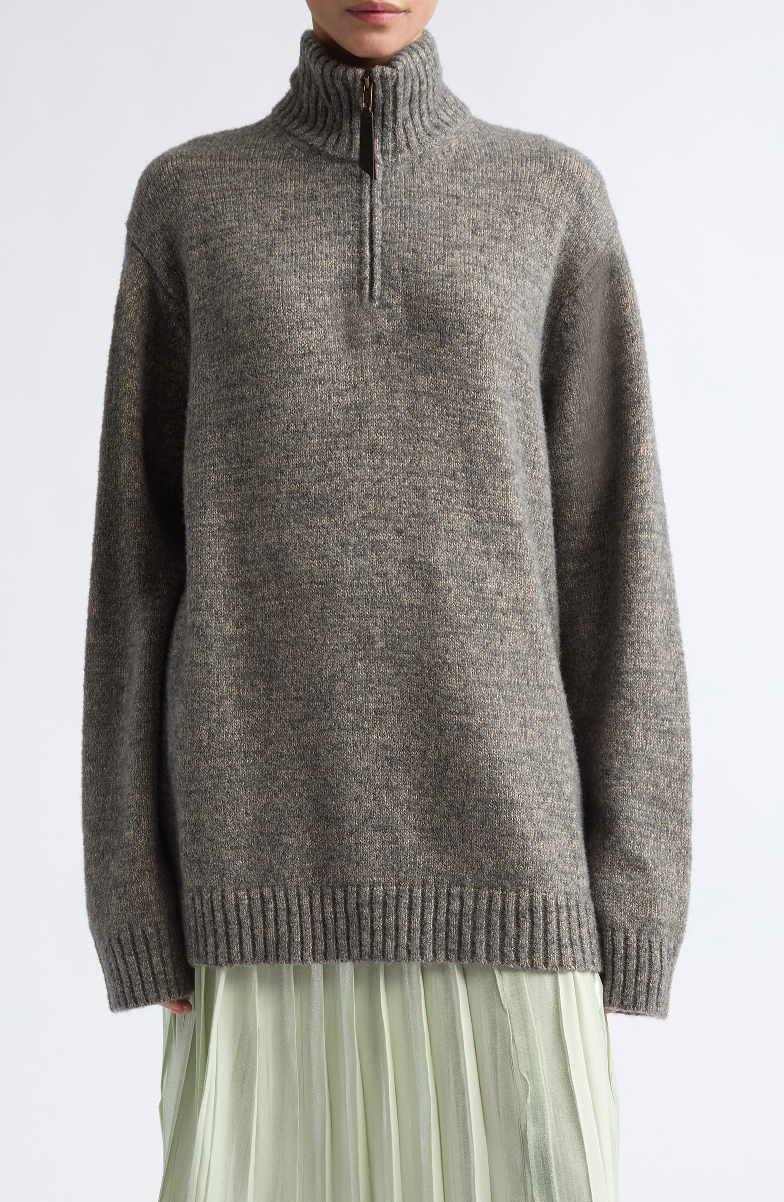 selected GREY/ CAMEL