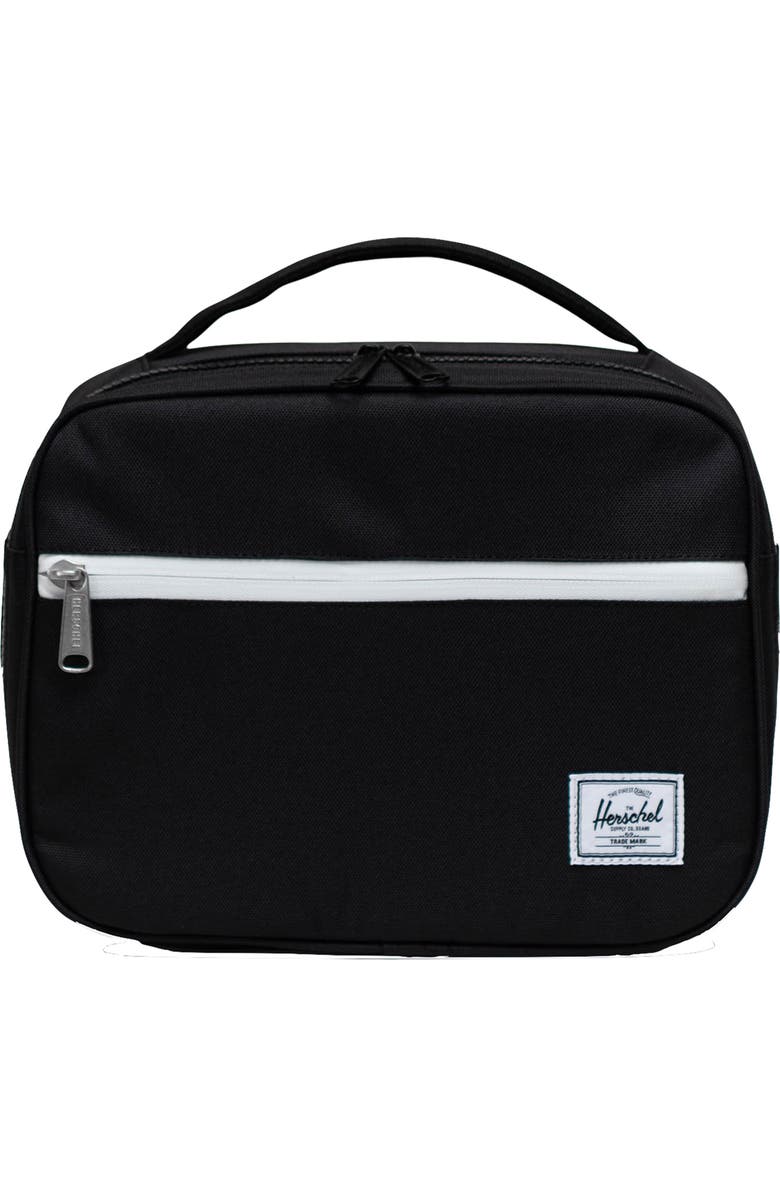 Herschel Supply Co. Kids' Pop Quiz Lunch Bag, Main, color, Black