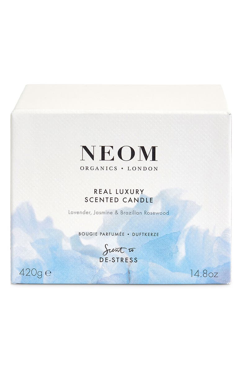 NEOM Wellbeing Scent to De-stress Candle, Alternate, color, 