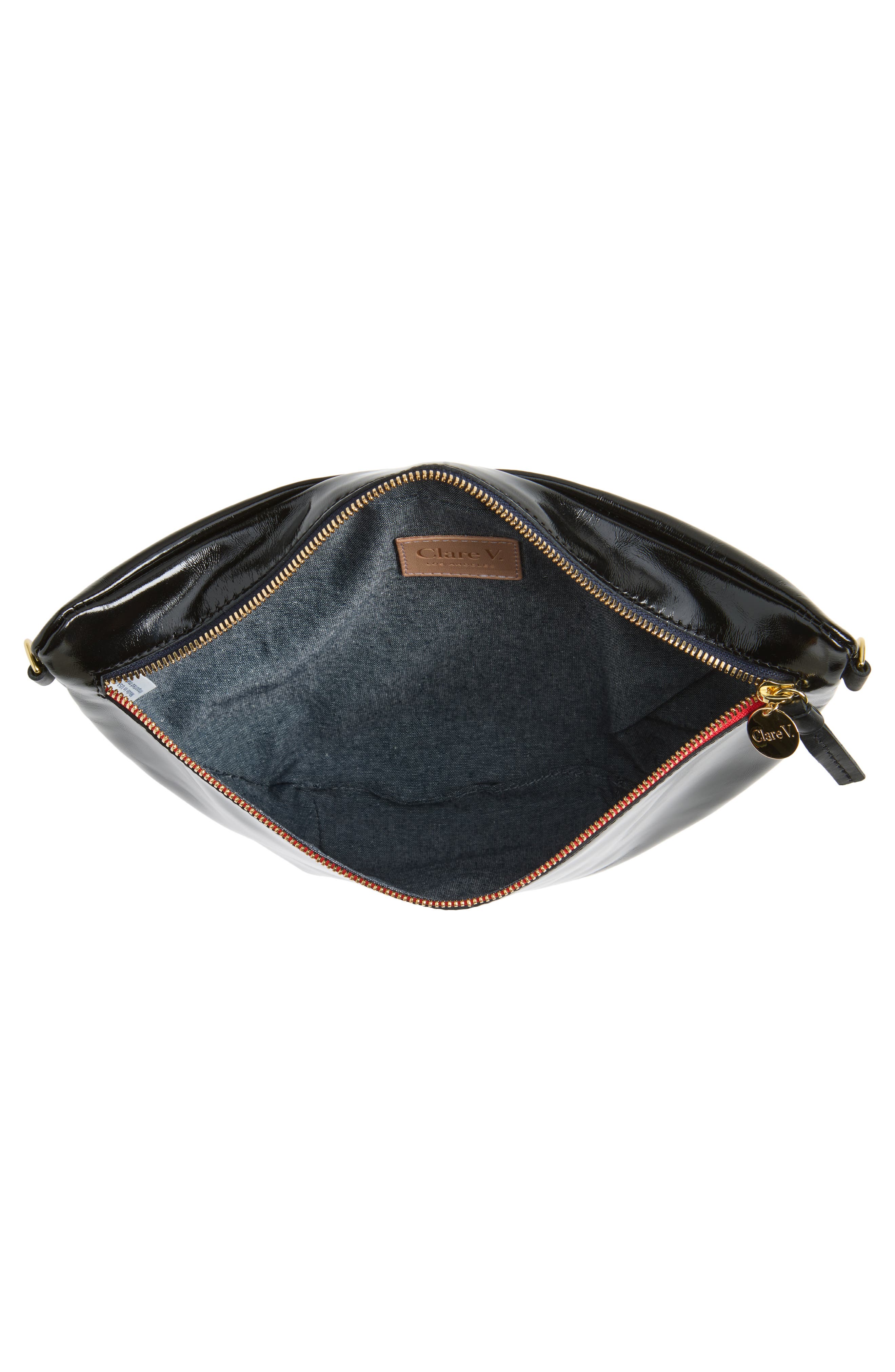 Grande Fanny Leather Belt Bag, Alternate, color, BLACK GLACE