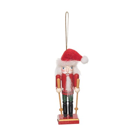 Nutcracker W/Skis Ornament