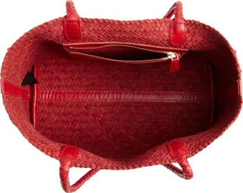 Handwoven Leather Tote