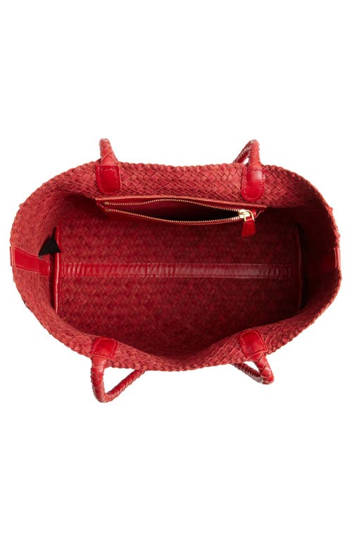 Madewell Handwoven Leather Tote