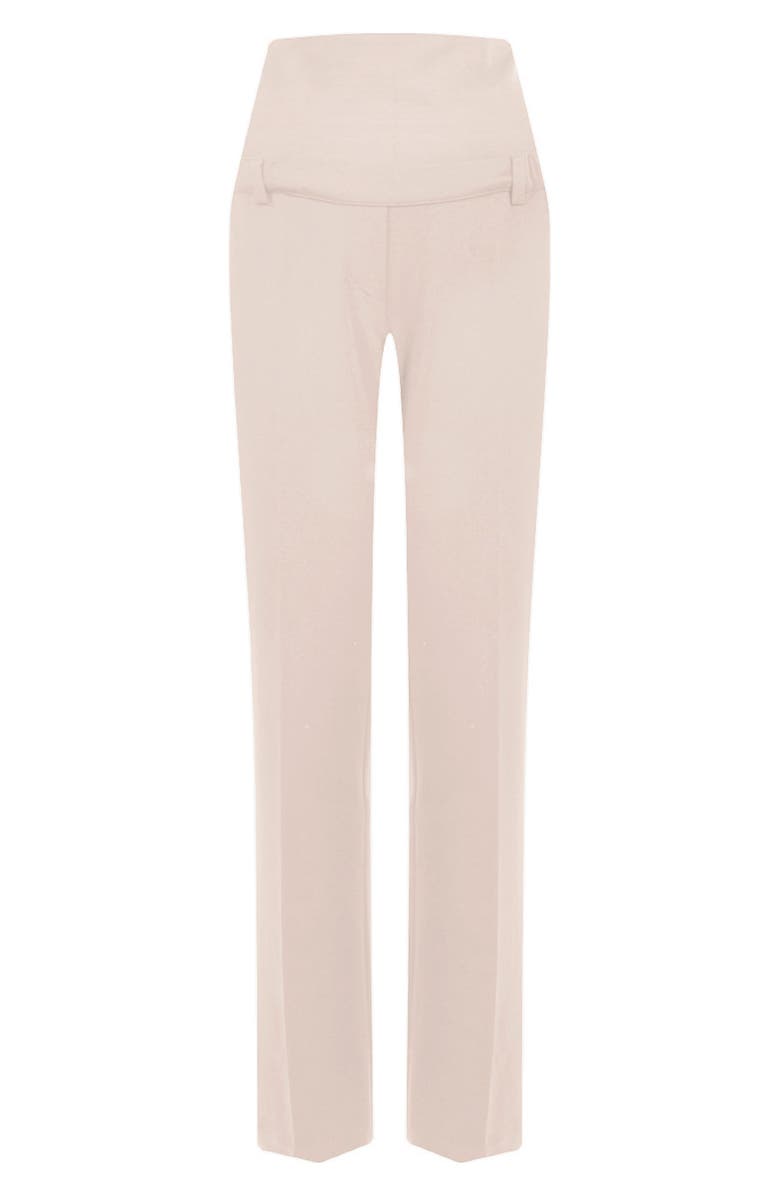 PIETRO BRUNELLI MATERNITY Noah Adjustable Waist Straight Leg Maternity Pants, Alternate, color, Medium Beige