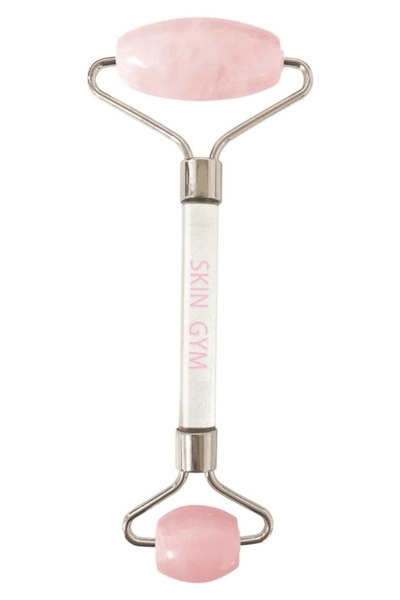 Rose Quartz Crystal Facial Roller, Alternate, color, ROSE QUARTZ
