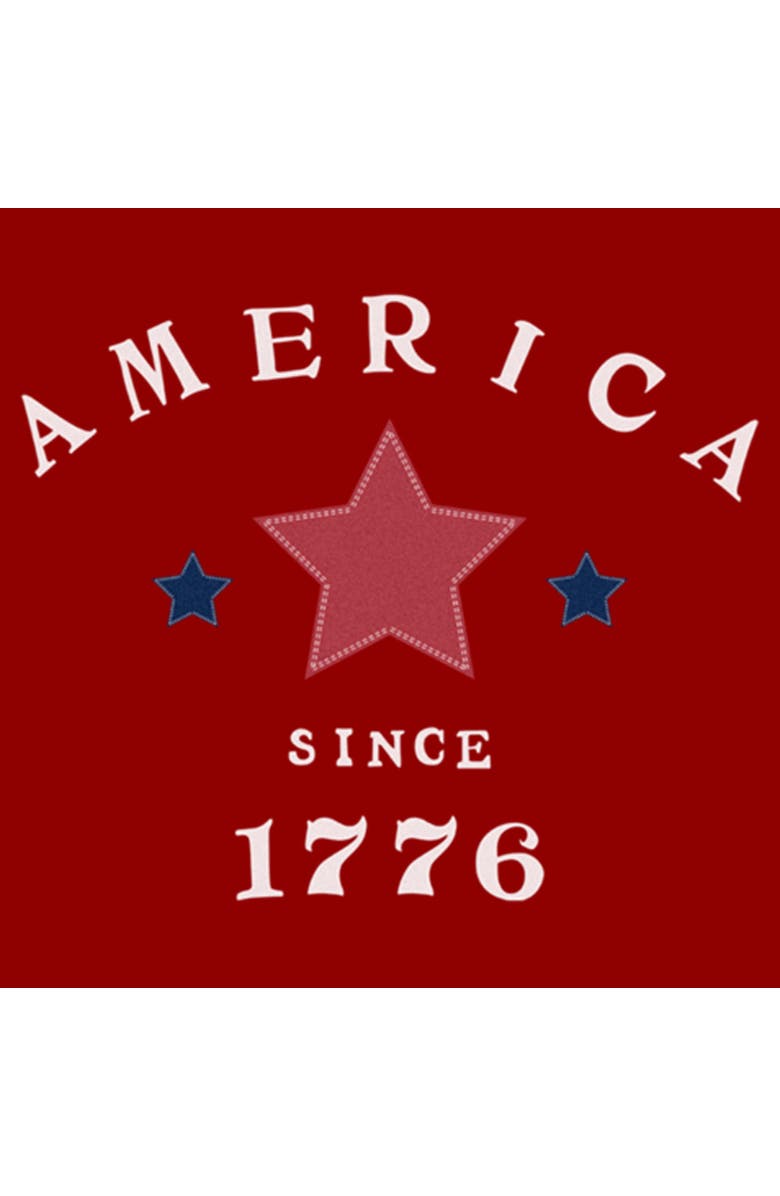 Lost Gods Women's Lost Gods Fourth of July American Since 1776  Graphic T-Shirt, Alternate, color, Red