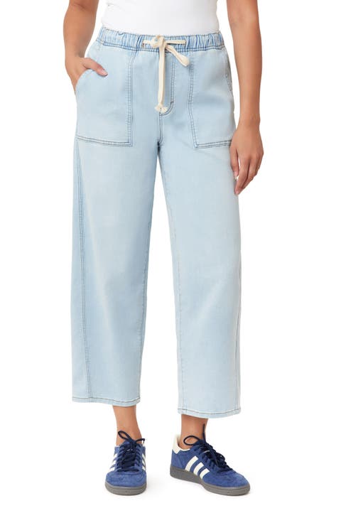 Jessica Mid Rise Relaxed Barrel Leg Jeans (Logan)