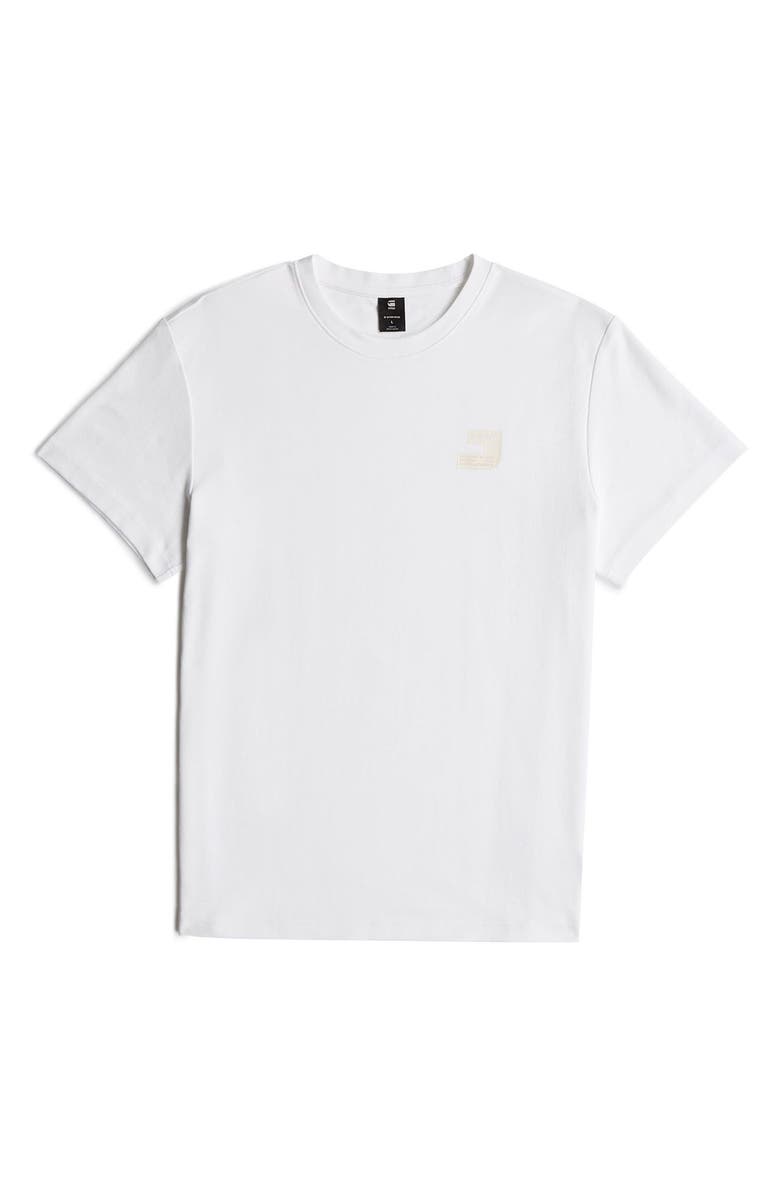 G-STAR Chest Logo Graphic T-Shirt, Alternate, color, White