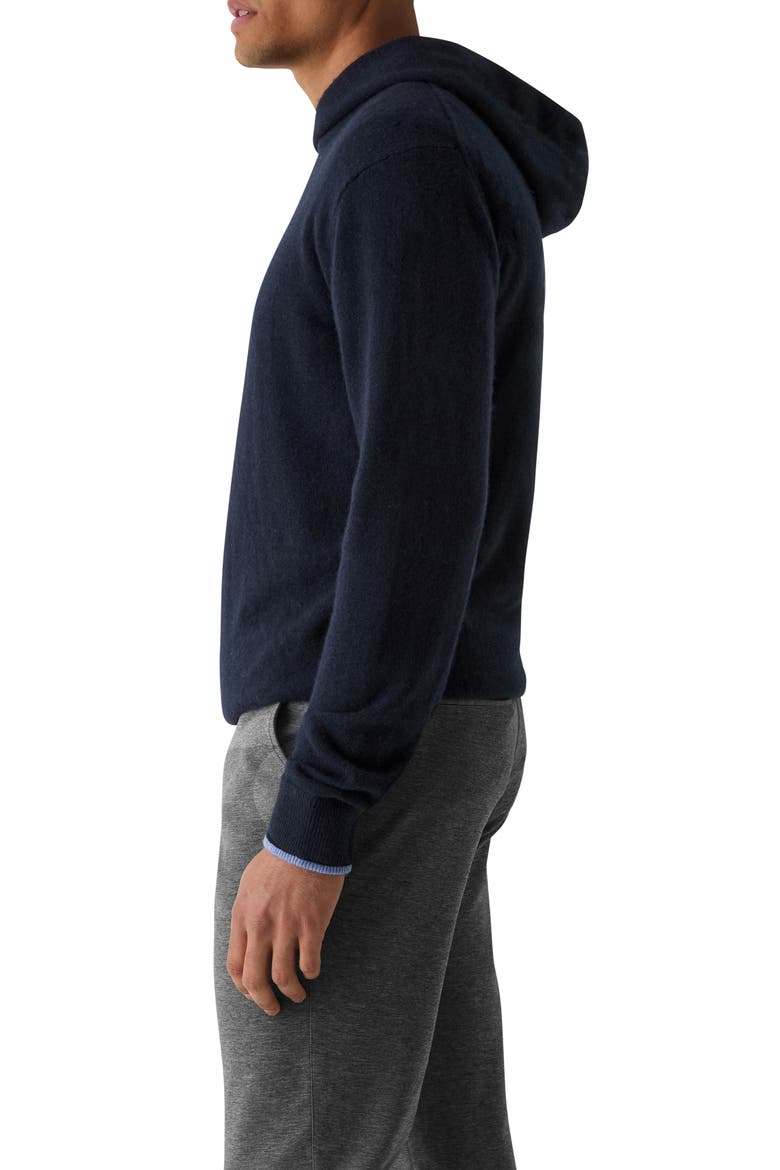Koko Wool Cashmere Blend Hoodie, Alternate, color, MALTESE BLUE
