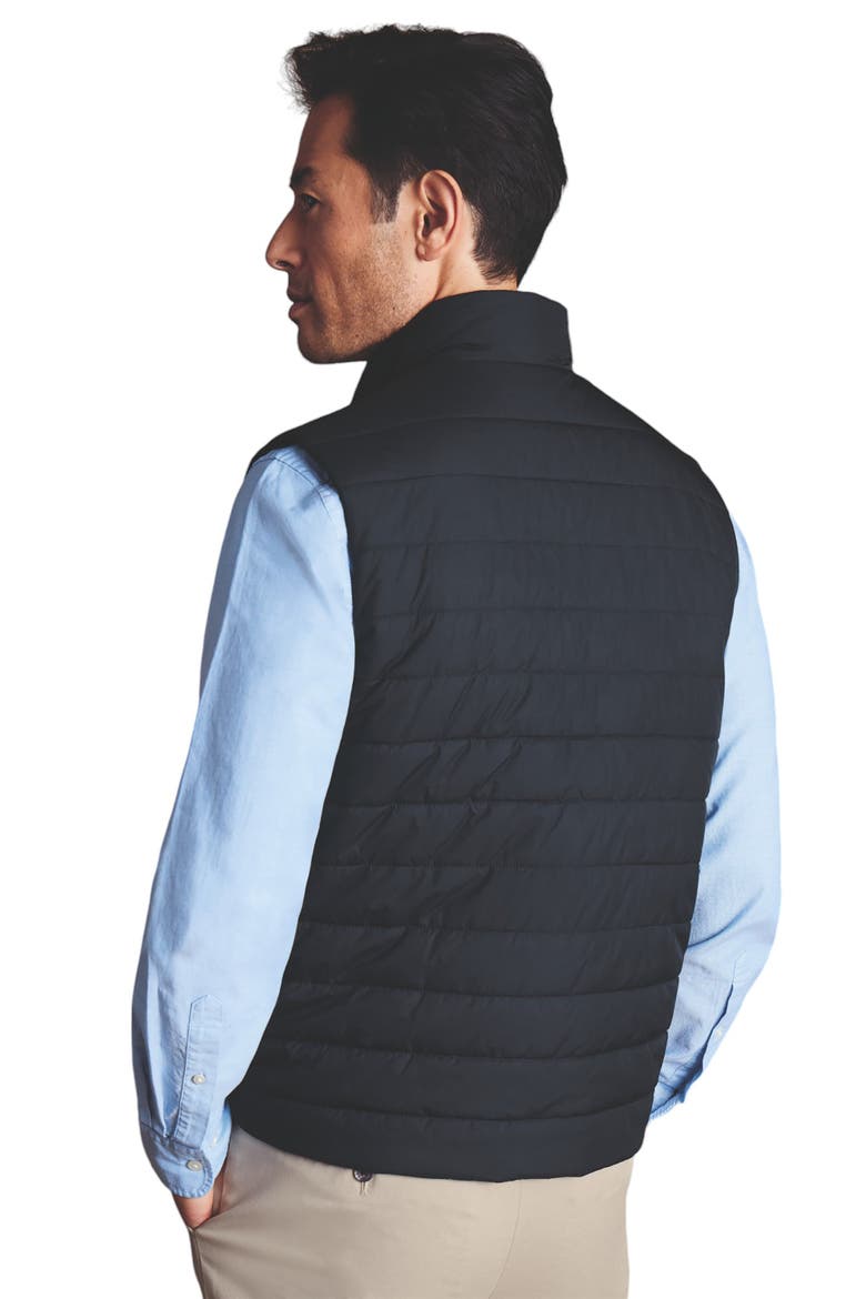 Lightweight Quilted Vest, Alternate, color, Navy