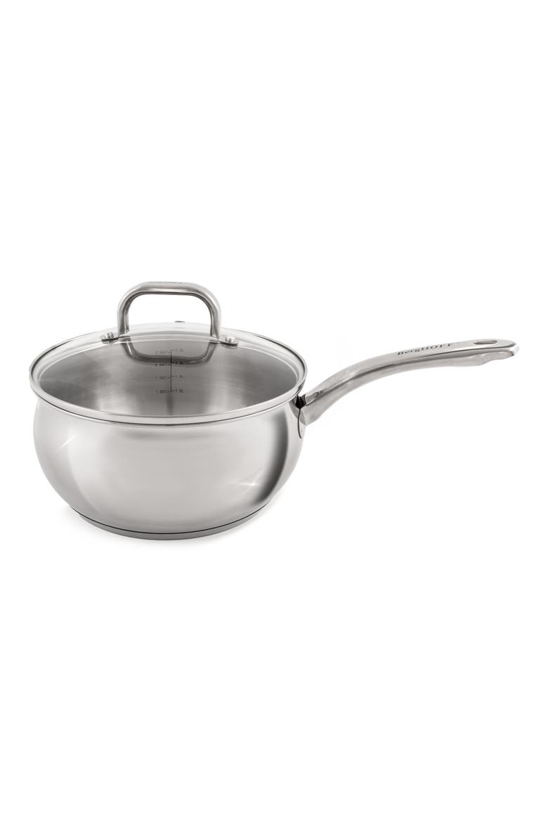 Stainless Steel Belly 3-Piece Cookware Set, Alternate, color, SILVER