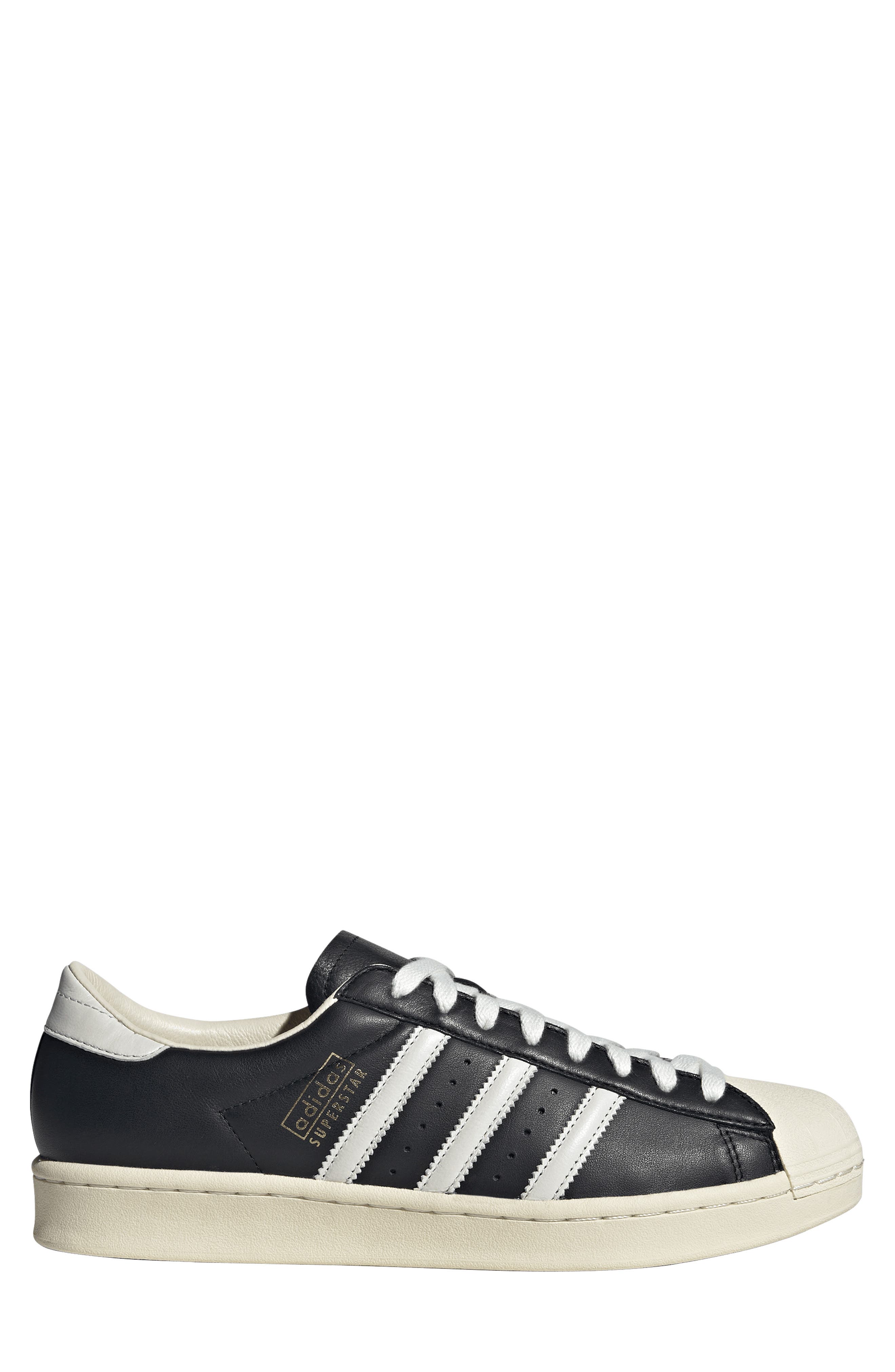 adidas Gender Inclusive Superstar Vintage Sneaker, Alternate, color, Black/ Core White/ Cream White