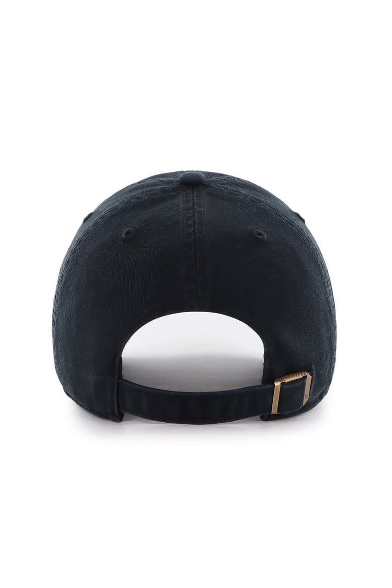 Men's '47  Black NASCAR Low Down Script Clean Up Adjustable Hat, Alternate, color, Black