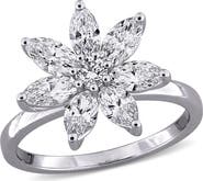 Julianna B. 1-1/2 CTW Lab-Grown Diamond Flower Ring 14k