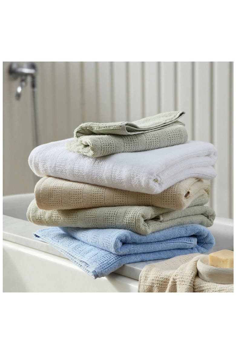 Bedford Cottage Cotton Towel Set, Alternate, color, WINDY BLUE