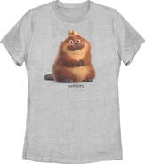 Hoppers Women's Hoppers Happy King George Pose Graphic T-Shirt