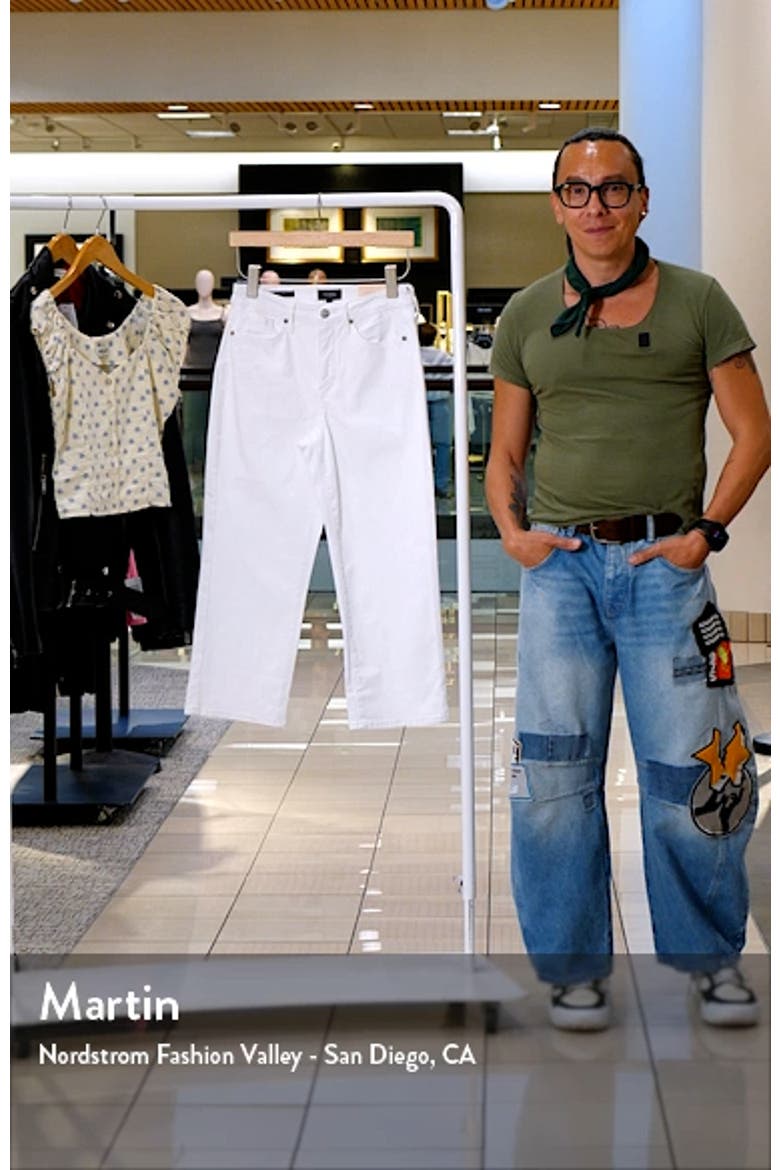 Joni High Waist Relaxed Capri Jeans video