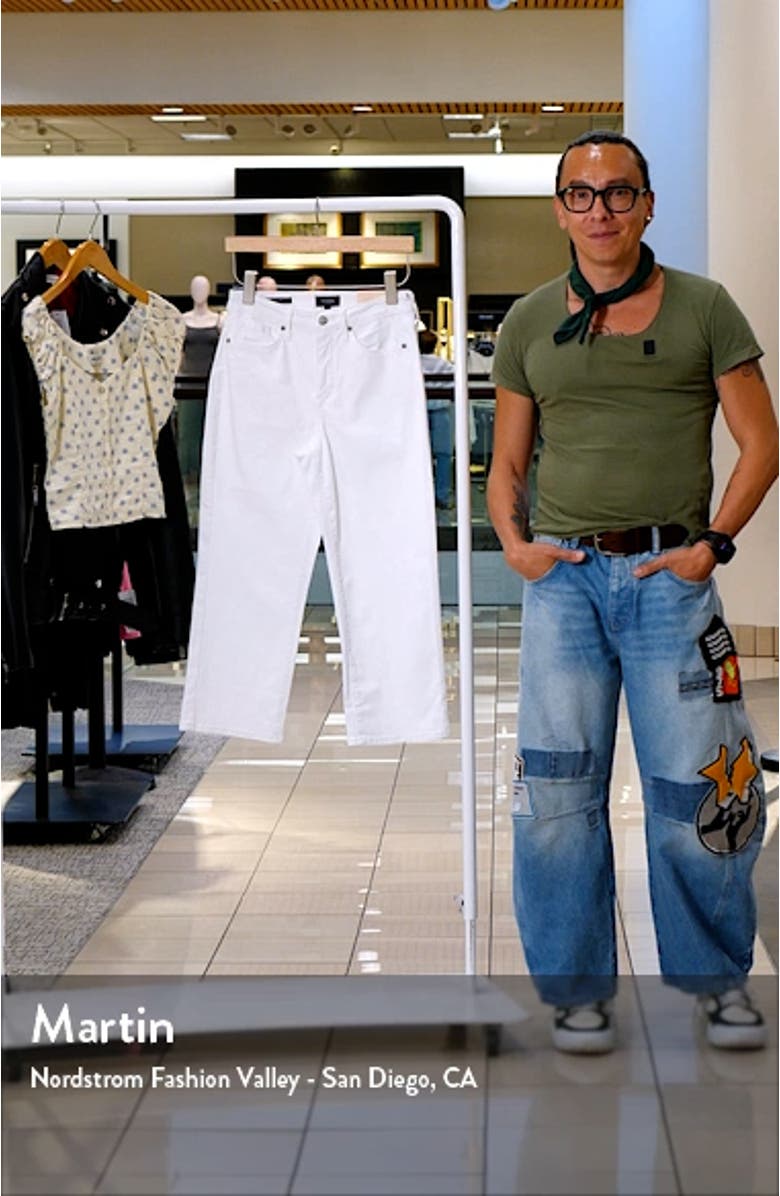 Joni High Waist Relaxed Capri Jeans, sales video thumbnail