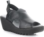 Fly London Liku Slingback Platform Wedge Sandal