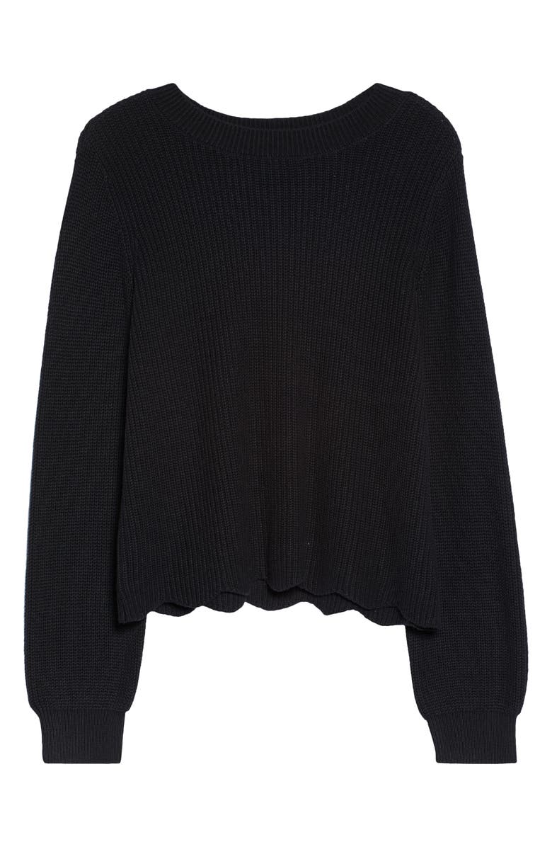 BP. Scallop Hem Sweater, Alternate, color, 