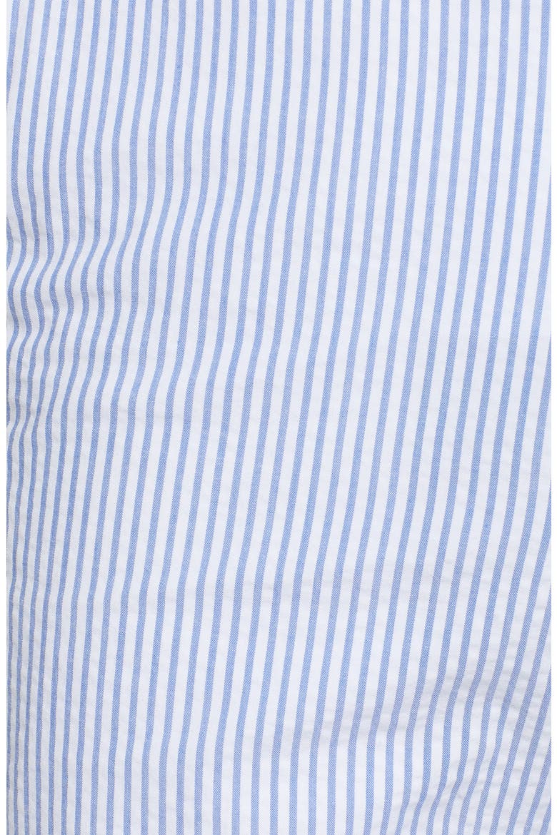 Flat Front Stripe Cotton Seersucker Pants, Alternate, color, LIGHT BLUE