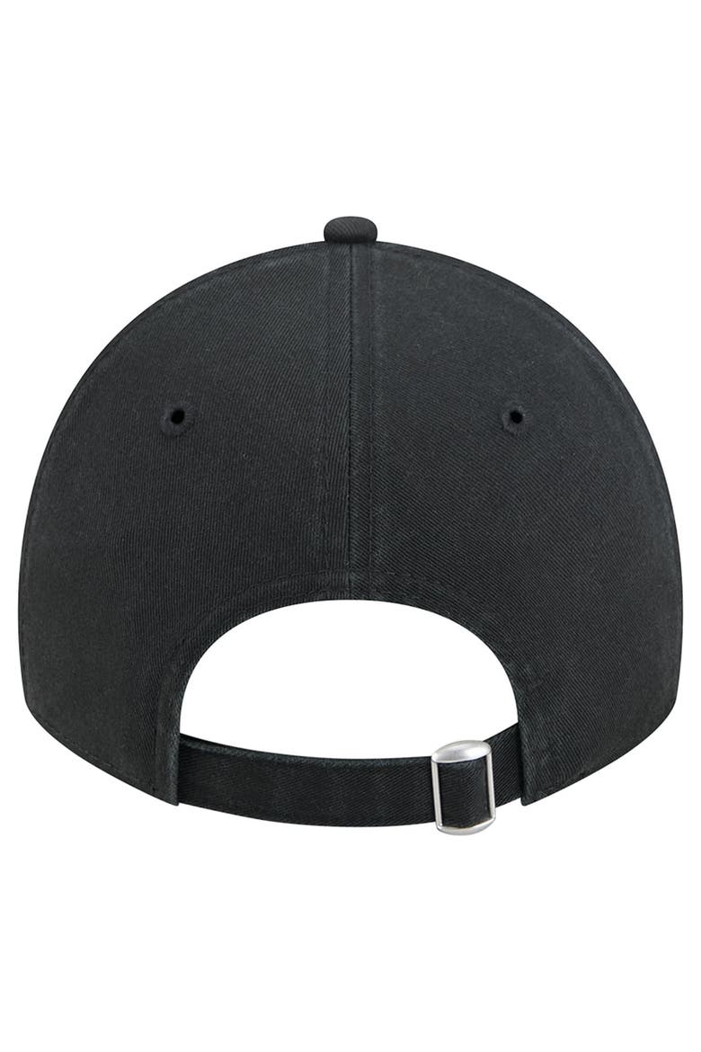 Men's New Era Black Portland Fire Logowoman 9TWENTY Adjustable Hat, Alternate, color, Black