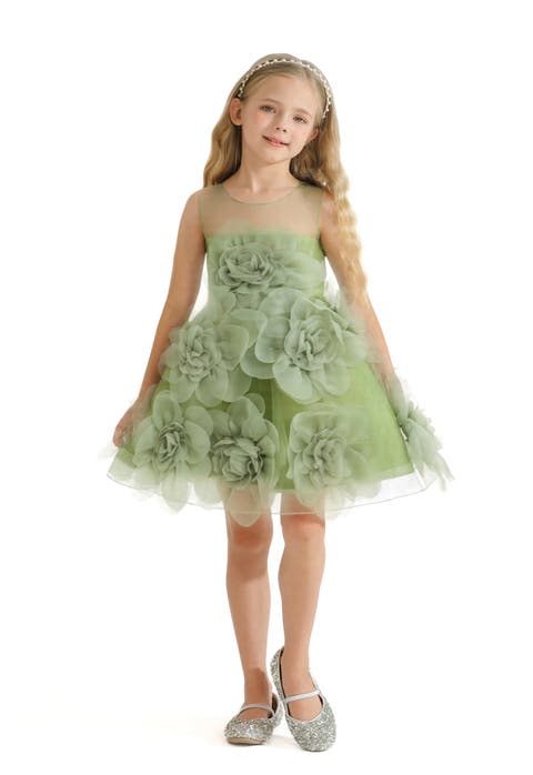 Floral Blooming Flowers Dress (Toddler & Little Kid)