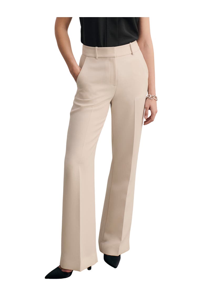 Alzira Doppio Crepe Pants, Main, color, Neutral