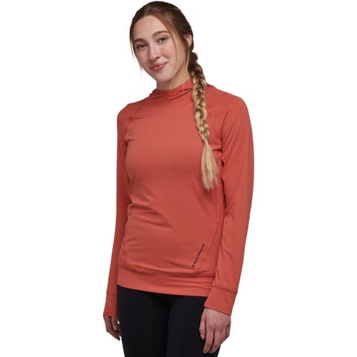 Black Diamond Alpenglow Hooded Long-Sleeve Shirt - Women's in Baja Sunrise  product