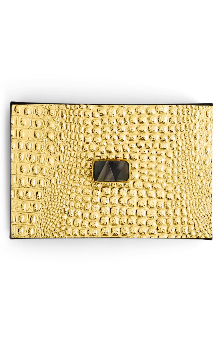 Michael Aram Safari Large Box, Alternate, color, Gold
