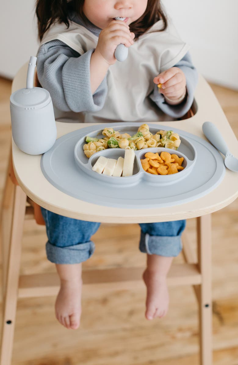 ezpz Mini Utensils Set, Alternate, color, Pewter