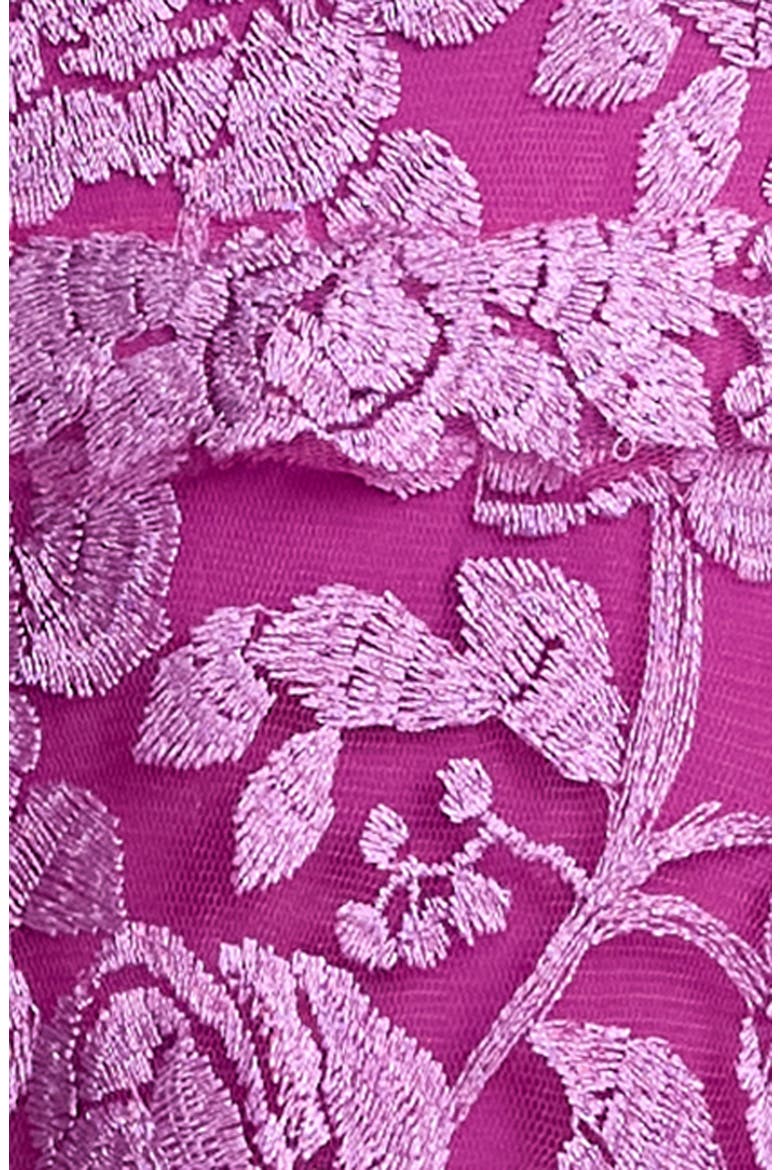 Embellished Illusion Gown, Alternate, color, MAGENTA