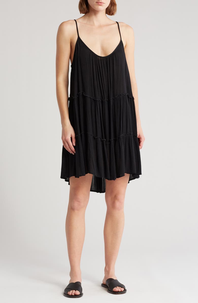 Elan Tiered Trapeze Dress, Main, color, 