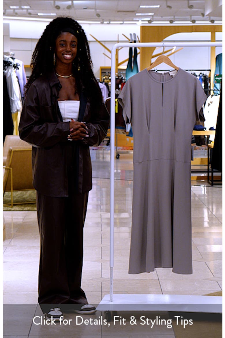 Fit & Flare Midi Dress video