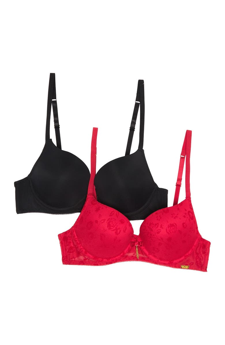 RACHEL Rachel Roy Push-Up Bra - 2 Pack, Main, color, 