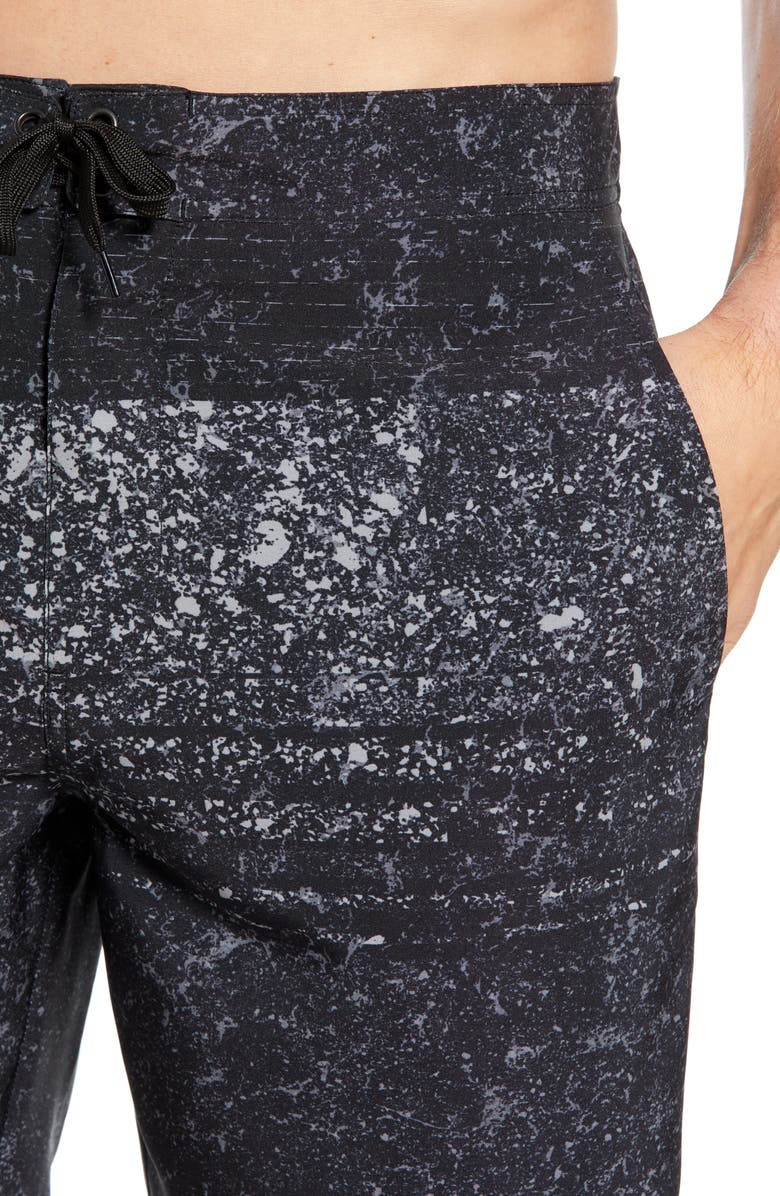 Zella Print Swim Trunks, Alternate, color, 