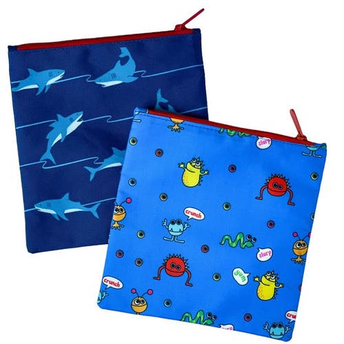 Yumbox Reusable Sandwich Bags Insulated, Washable, Eco-friendly Fabric Pouches For Snacks, Wraps & L